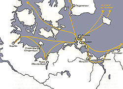 Остров Рюген и международные торговые пути